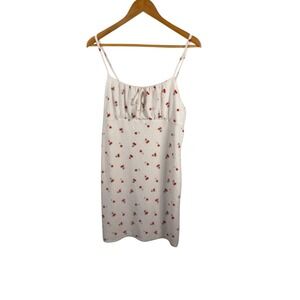 Wallflower Women's Cherry Print Spaghetti Strap Dress Size large